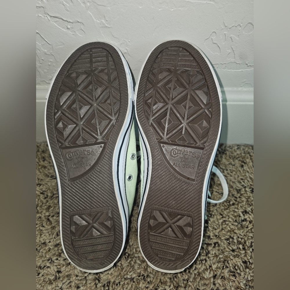 Converse Mint Green High-Top Sneakers - Picture 5 of 7